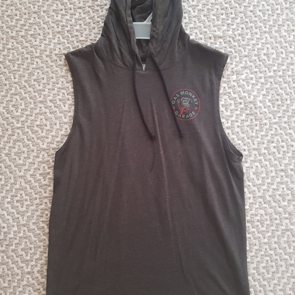 Mens large hooded tank